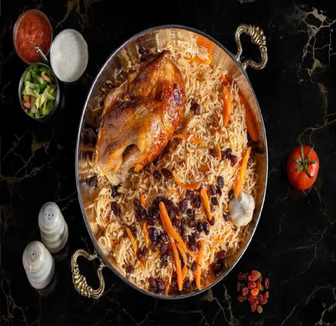 نصف دجاجة بخاري