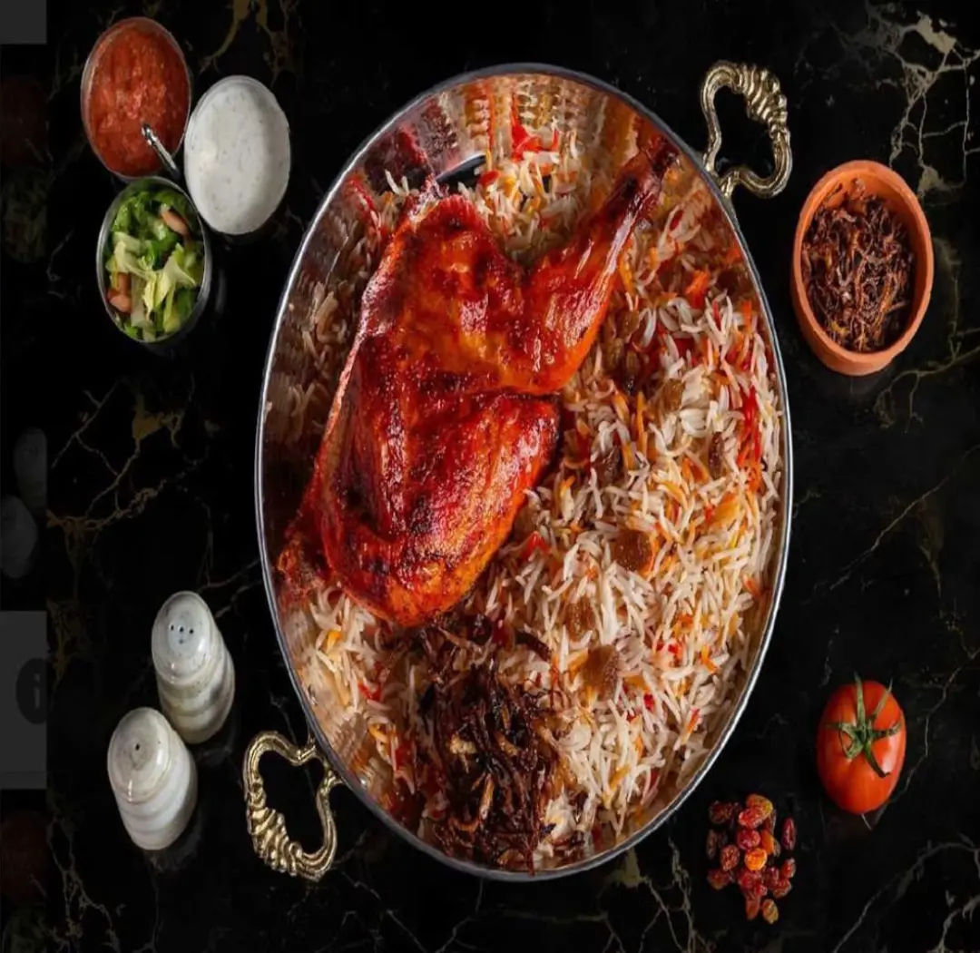 نصف دجاج مندي